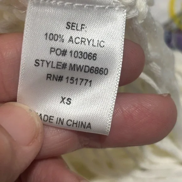 LE LIS Boho Fringe Chevron Pattern Western Maxi Dress Beach Cover Up Caftan NWT - Picture 5 of 9